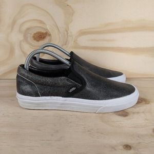 Vans Off The Wall - Slip-On Metallic - Sneakers - Gray - Women's - 8